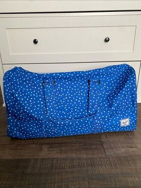 Herschel Supply Company Bright Blue Polka Dot Weekender